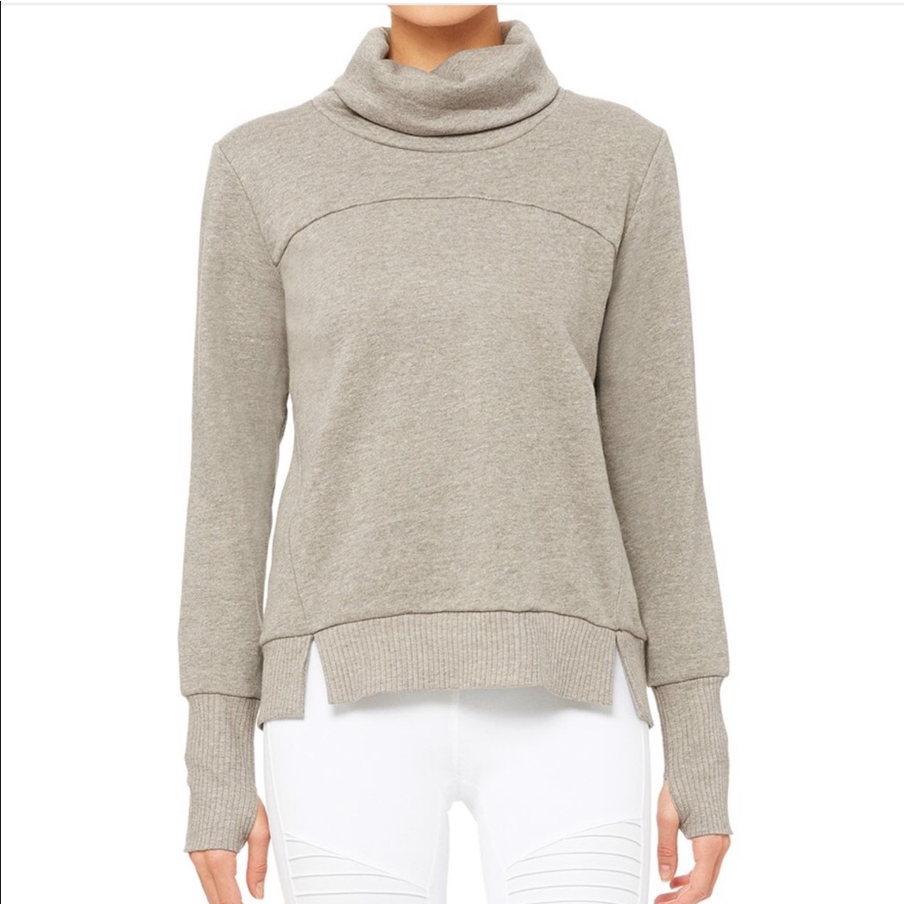 Alo Yoga “Haze” Turtleneck Sweatshirt